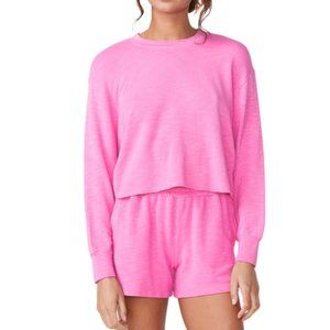 Monrow Short and Sweatshirt Set